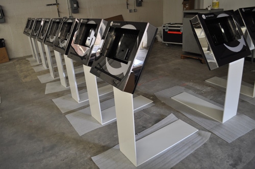 Assembly of Automotive Kiosk for the Exhibit Industry